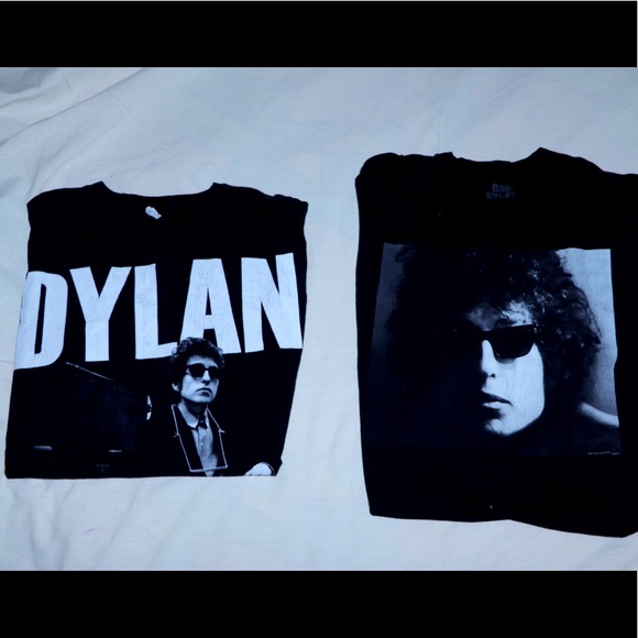 Bob Dylan Other - Bob Dylan lot of 2 t-shirts